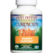 Host Defense, Cordyceps Capsules, Energy and Stamina Support, Daily Dietary Supplement, USDA Organic, 120 Vegetarian Capsules (60 Servings)