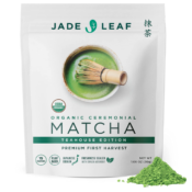 Jade Leaf Organic Matcha Green Tea Powder - Authentic Japanese Origin - Premium First Harvest Ceremonial Grade, 1.06oz