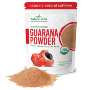 Organic Guarana Seed Powder by Alovitox, 8oz