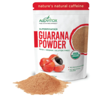 Organic Guarana Seed Powder by Alovitox, 8oz