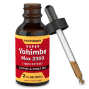 Super Yohimbe Bark Extract | 2 Oz | Max 2300mg | Alcohol and Sugar Free Formula | Vegetarian, Non-GMO, Gluten Free Liquid Supplement | by Horbaach